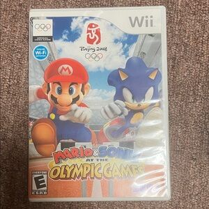 Nintendo Wii Mario & Sonic Olympic Games — Red, Blue, White